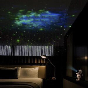 Creative Astronaut Galaxy Starry Sky Projector Nightlight USB Atmospher Bedroom Table Lamp - Image 6