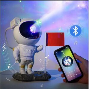 Creative Astronaut Galaxy Starry Sky Projector Nightlight USB Atmospher Bedroom Table Lamp - Image 5