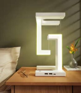 Creative Wireless Charging Suspension Table Lamp - Eye Protection & Magnetic Floating Lamp - Image 3