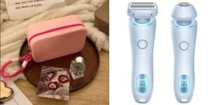 2 In 1 Hair Removal Epilator USB Rechargeable Trimmer Women Body Razor Face Leg Armpit Bikini Hand Pubic Shaver Hair Remover Daily Use Product Health-conscious Products