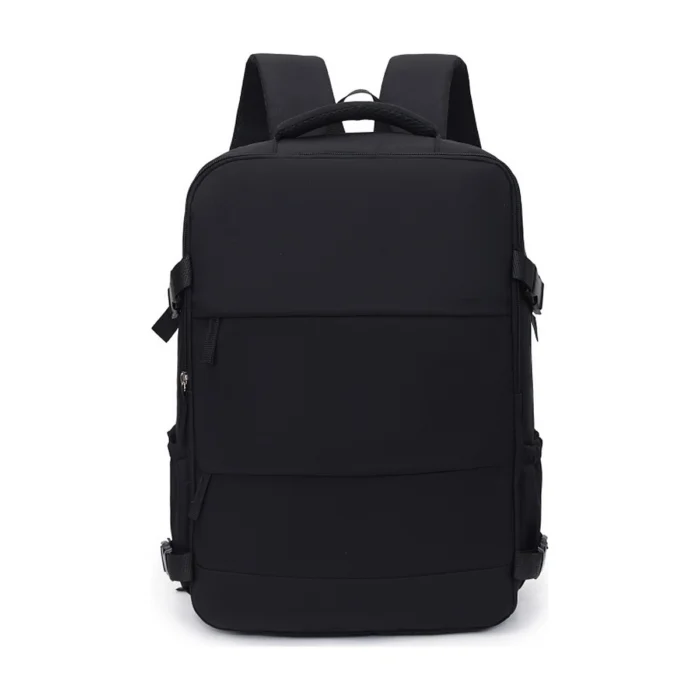 Travel Backpack for Women – Black – front view